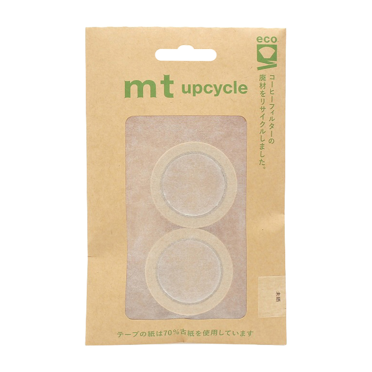 カモ井／マスキングテープ　ｍｔ　ｕｐｃｙｃｌｅ　ｔａｐｅ　未晒　ＭＴ０２ＵＰ０１