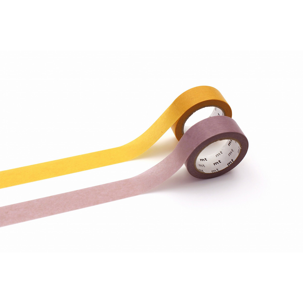 カモ井／マスキングテープ　ｍｔ　ｕｐｃｙｃｌｅ　ｔａｐｅ　イエロー×ラベンダー　ＭＴ０２ＵＰ０３