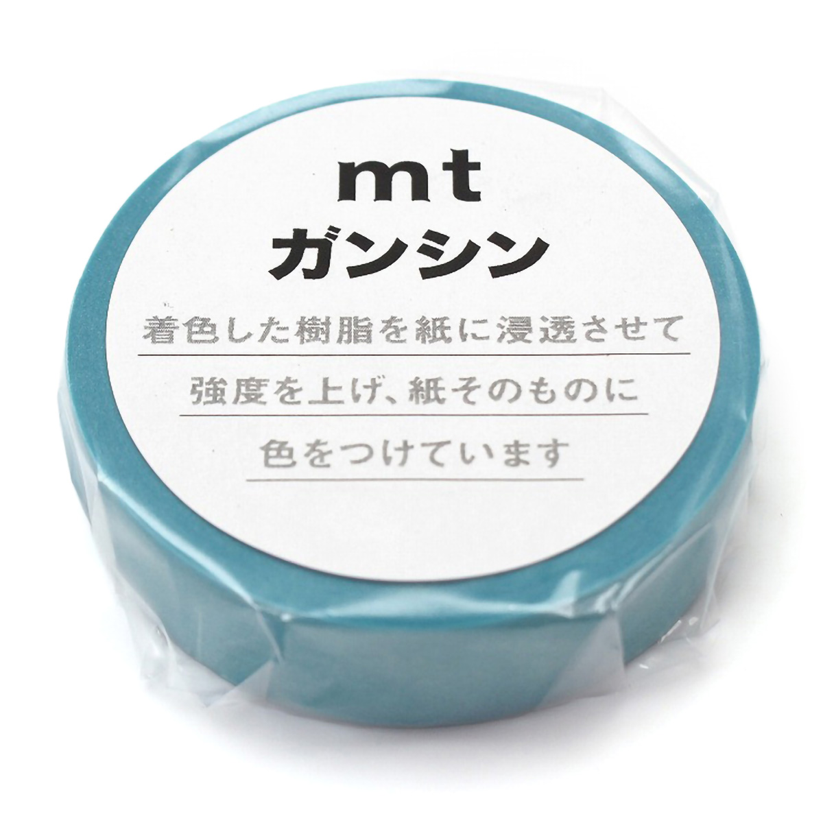 カモ井／マスキングテープ　ｍｔガンシン　水色　ＭＴＧＡＮＳ０１