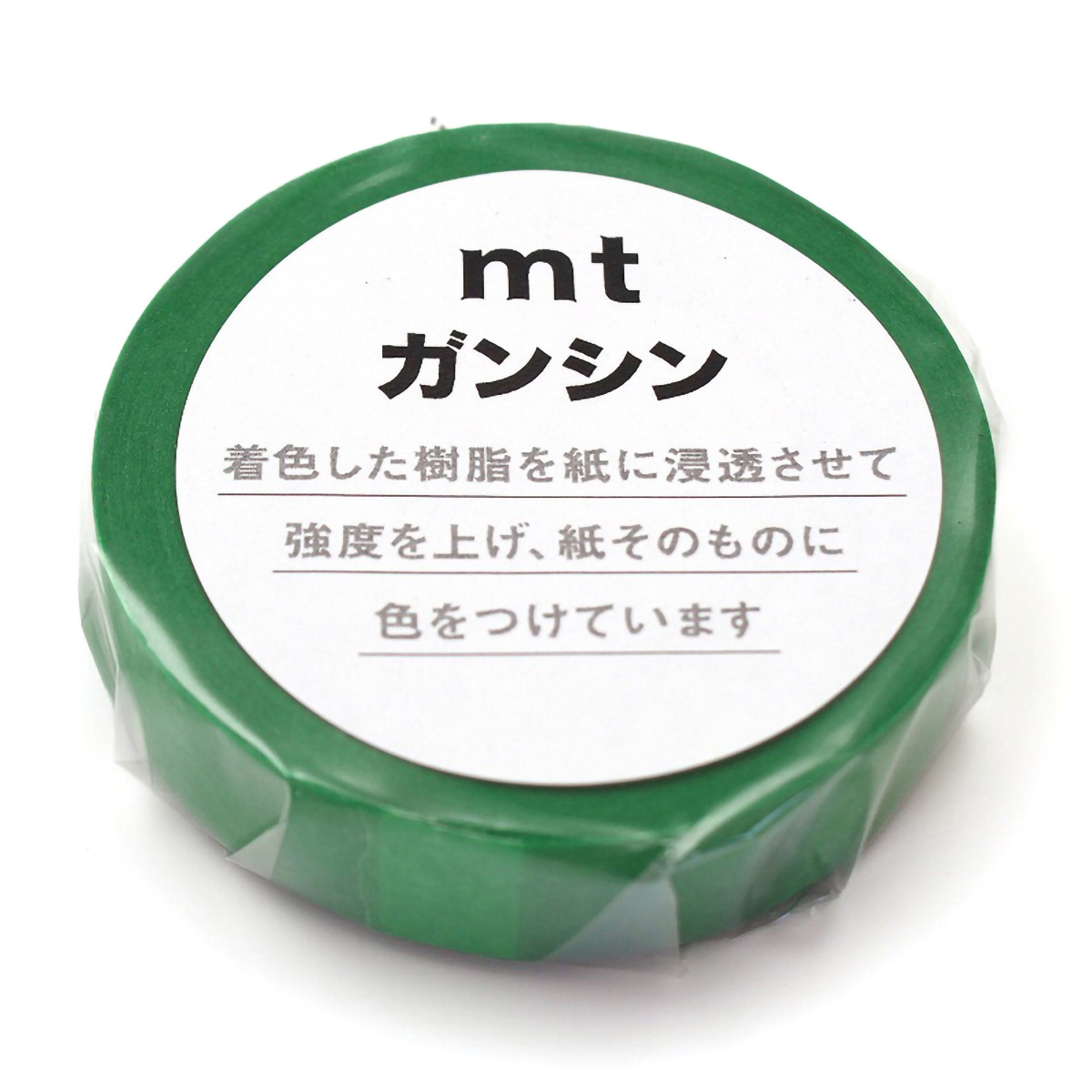 カモ井／マスキングテープ　ｍｔガンシン　緑色　ＭＴＧＡＮＳ１３