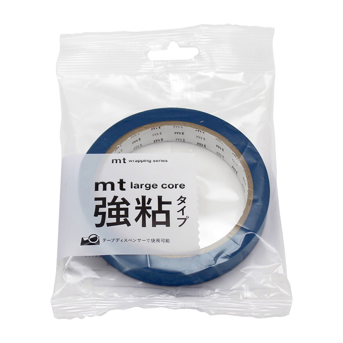 カモ井／マスキングテープ　ｍｔ　ｌａｒｇｅ　ｃｏｒｅ　和紙　ダックブルー　強粘着　ＭＴ０１Ｌ０６６