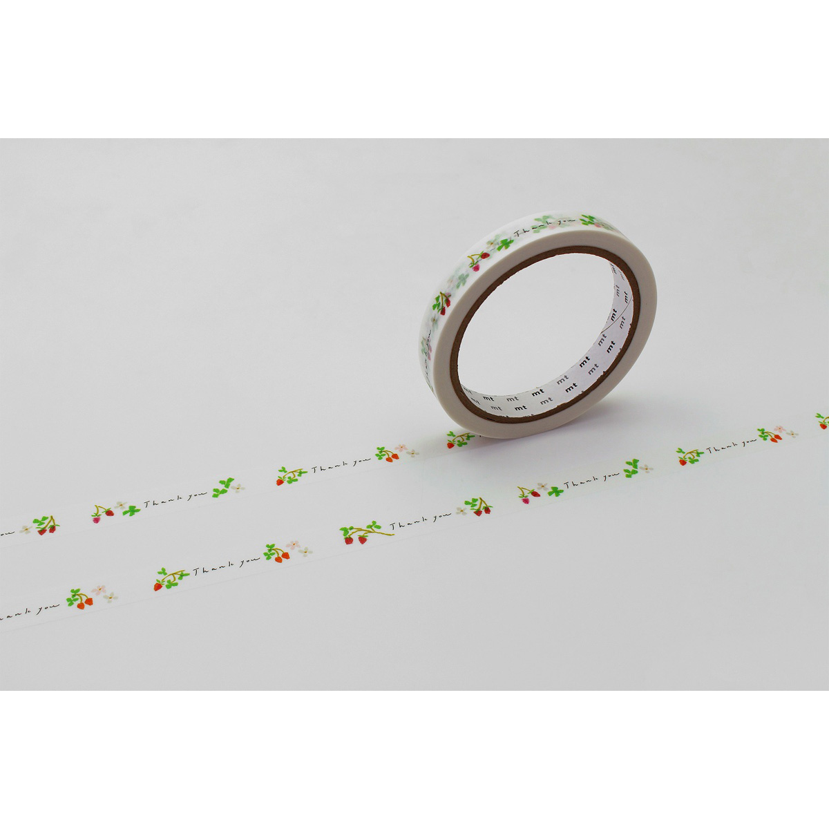 カモ井／マスキングテープ　ｍｔ　ｌａｒｇｅ　ｃｏｒｅ　いちご　強粘着　ＭＴ０１Ｌ０７１
