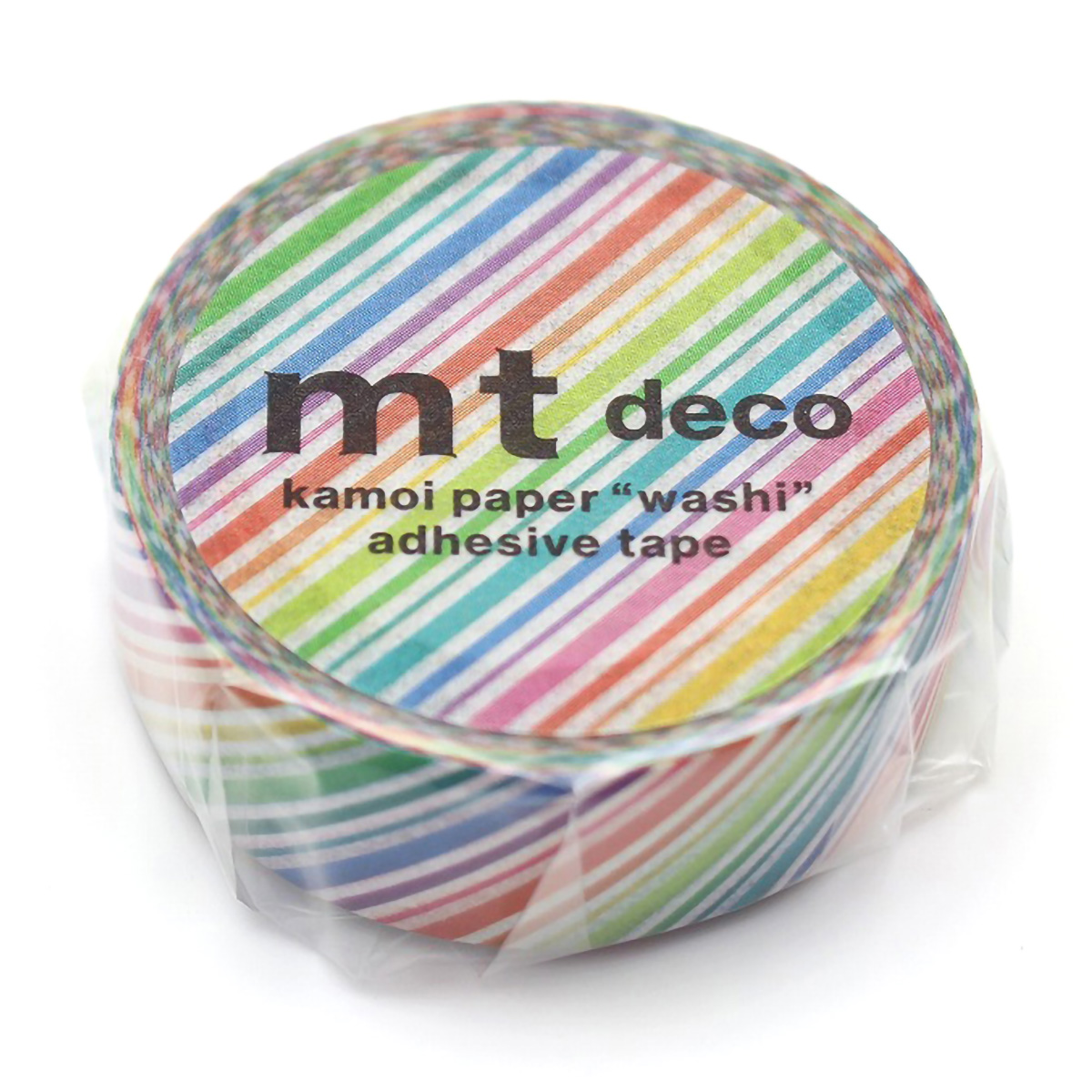 カモ井／マスキングテープ　ｍｔ　１Ｐ　レインボーストライプ　ＭＴ０１Ｄ５７７