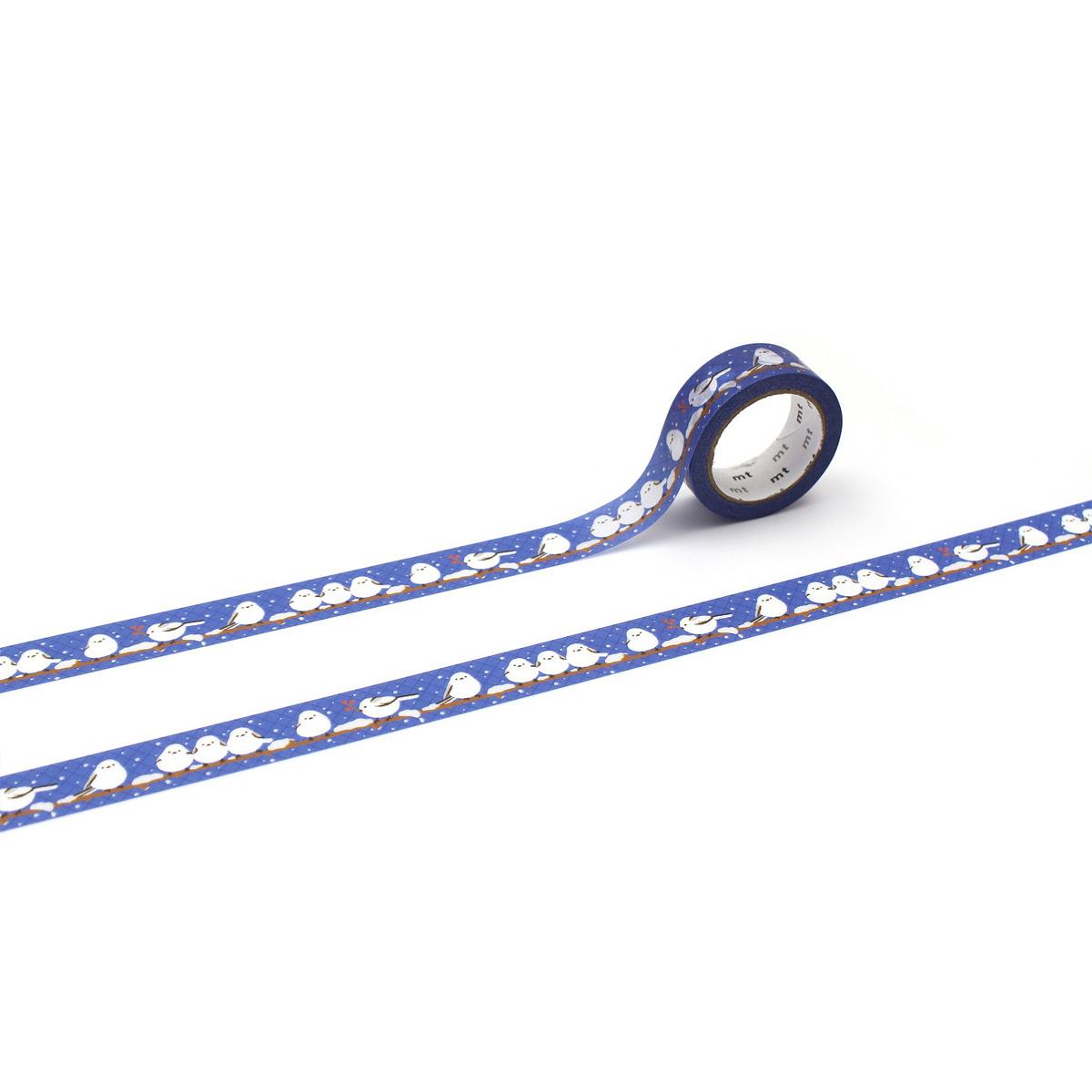 カモ井／マスキングテープ　ｍｔ　ｅｘ　シマエナガ・冬　ＭＴＥＸ１Ｐ２５１