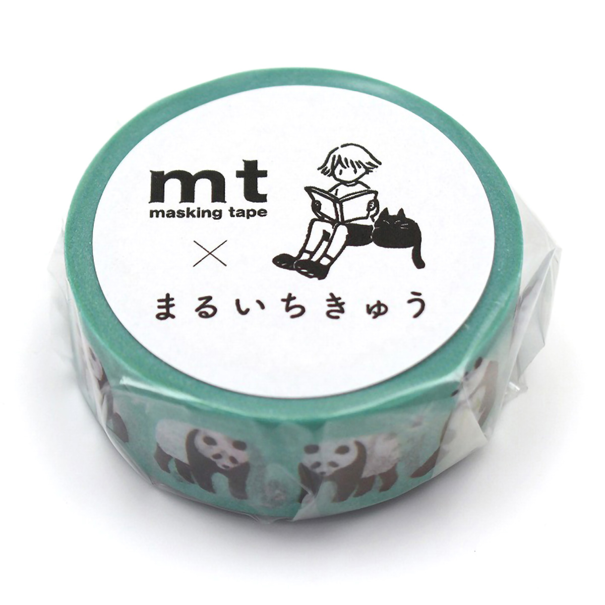 カモ井／マスキングテープ　まるいちきゅう　パンダ　ＭＴＭＡＲＵ０８