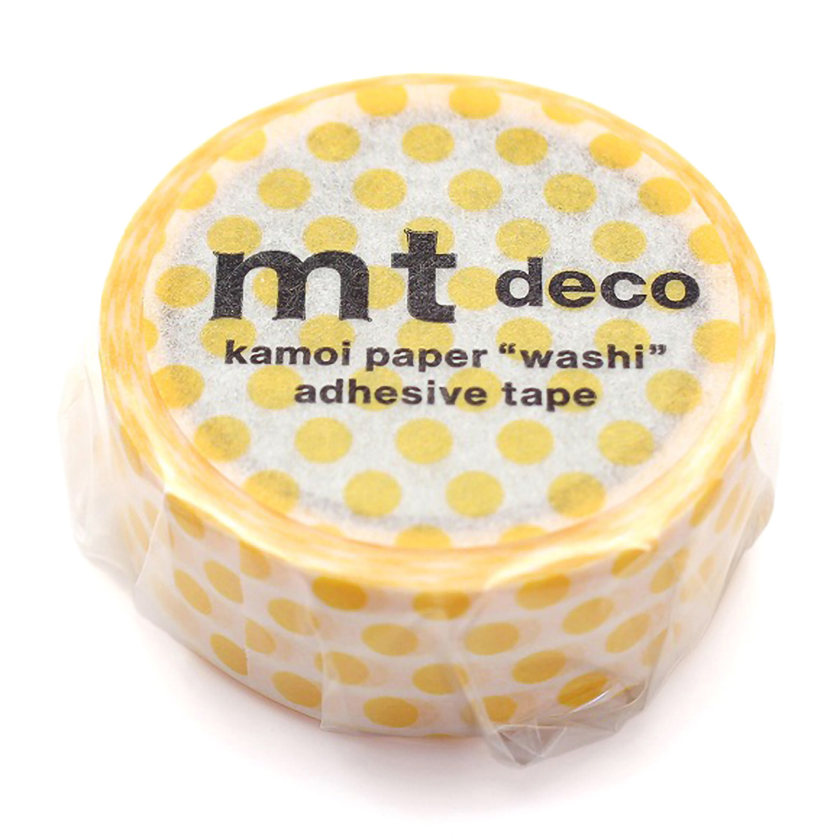 カモ井／マスキングテープ　ｍｔ　１Ｐ　ドット・たんぽぽ　ＭＴ０１Ｄ５８０