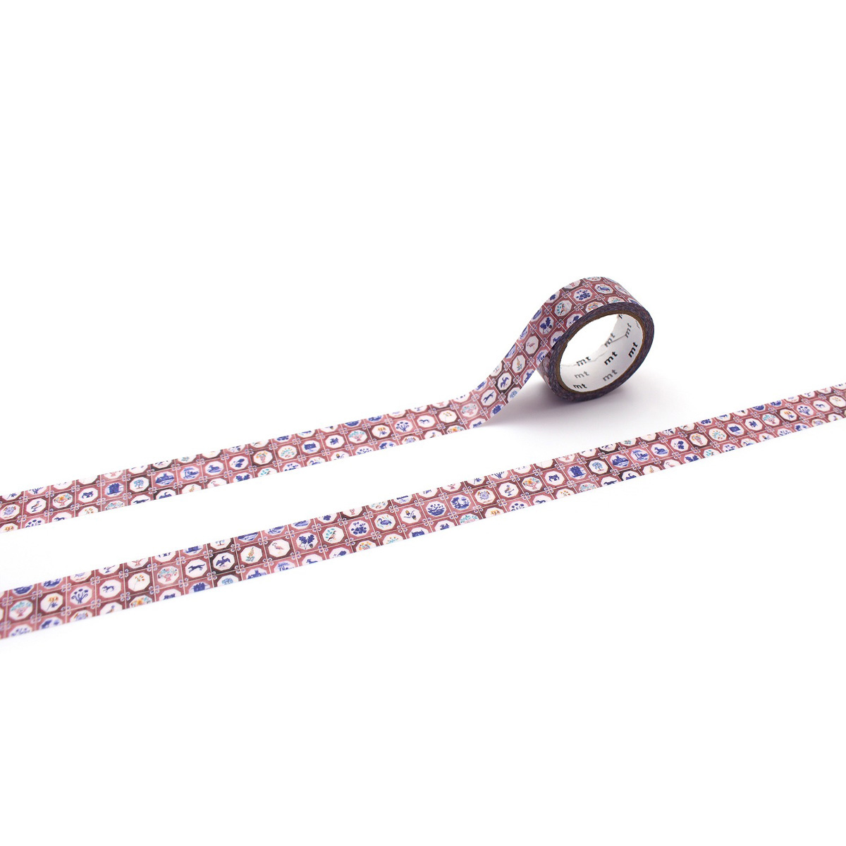 カモ井／マスキングテープ　Ｐｏｌｌｙ　Ｆｅｒｎ　Ｔｉｌｅ　ＭＴＰＯＬＬ０３