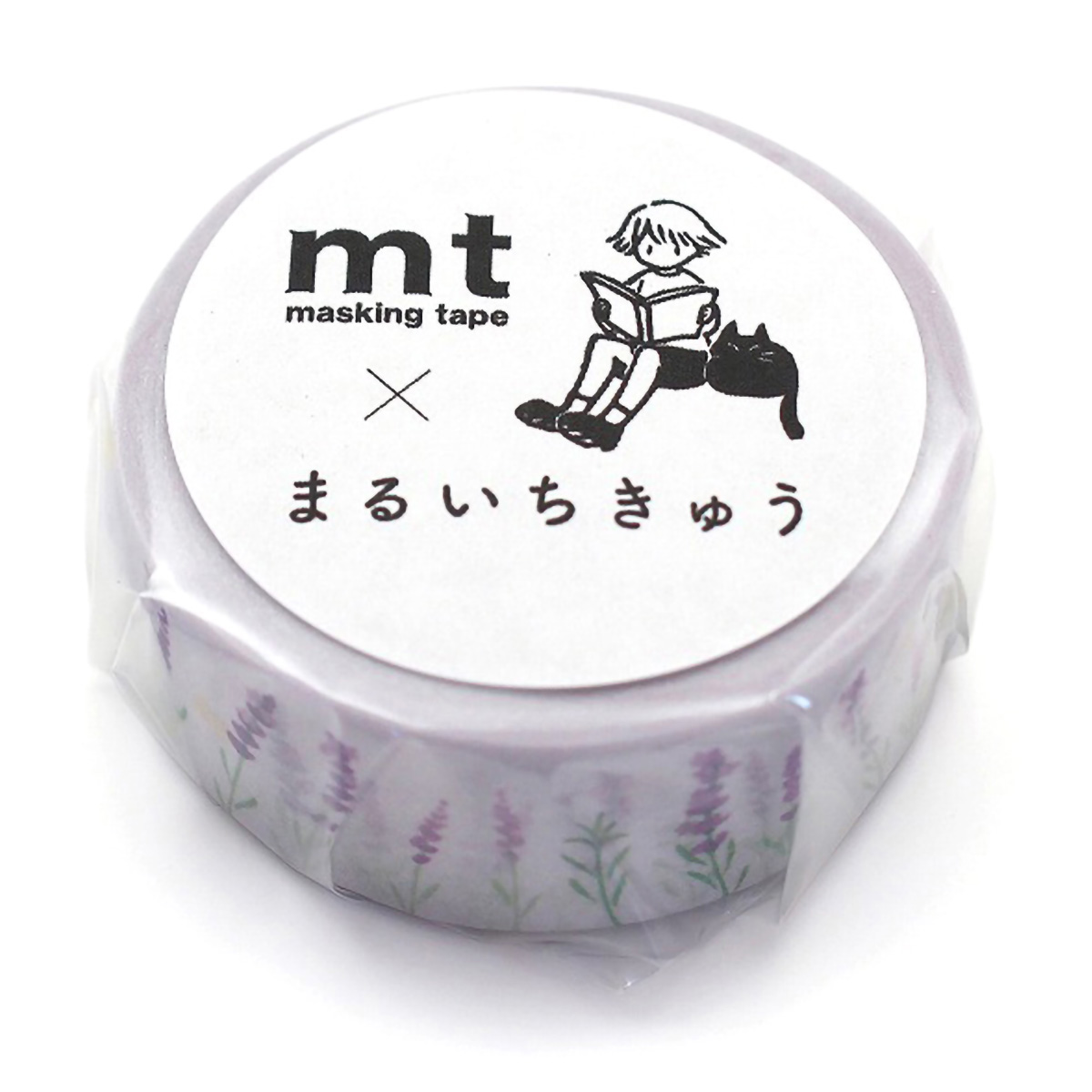 カモ井／マスキングテープ　まるいちきゅう　ラベンダー　ＭＴＭＡＲＵ１２