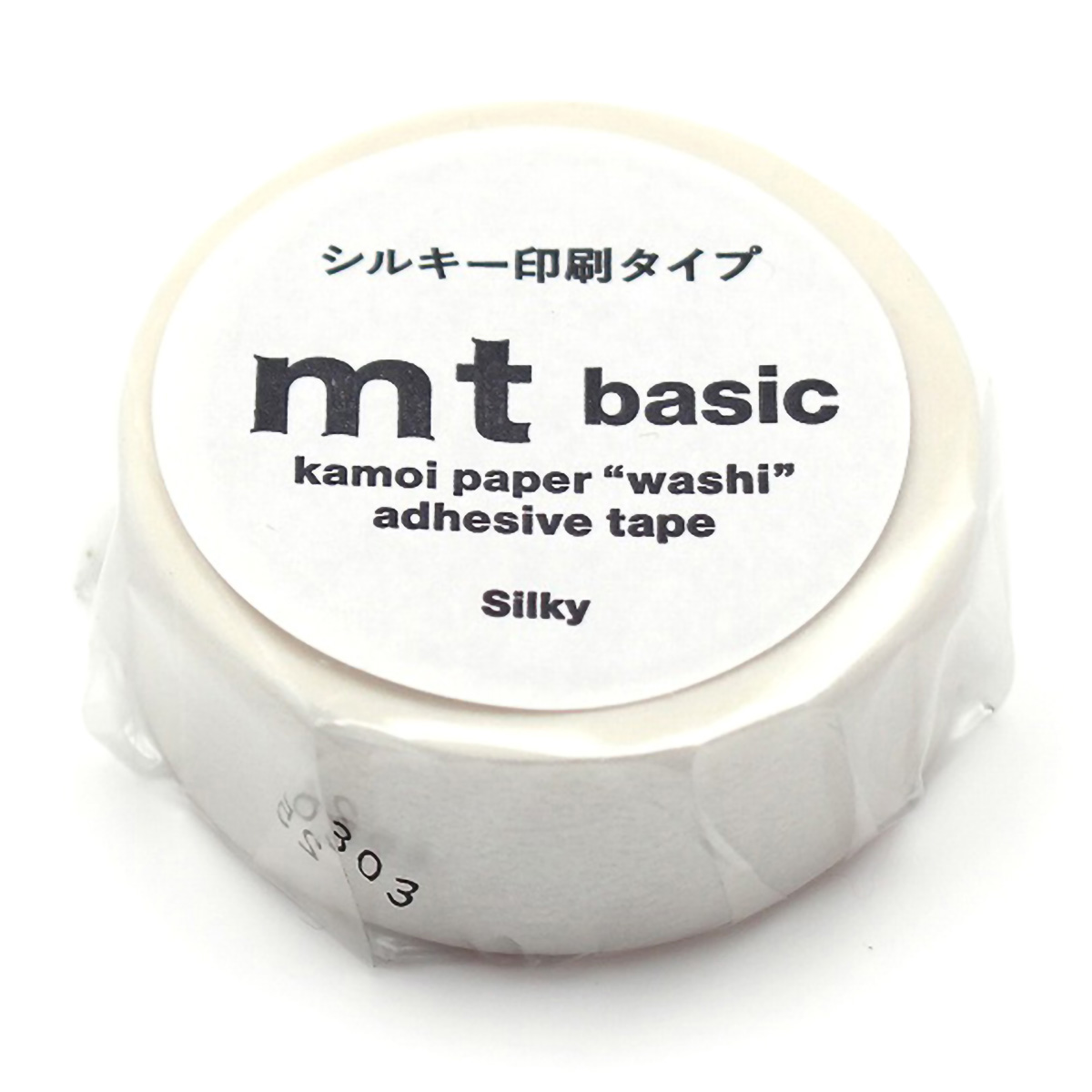 カモ井／マスキングテープ　シルキーホワイト　ＭＴ０１Ｐ５８３