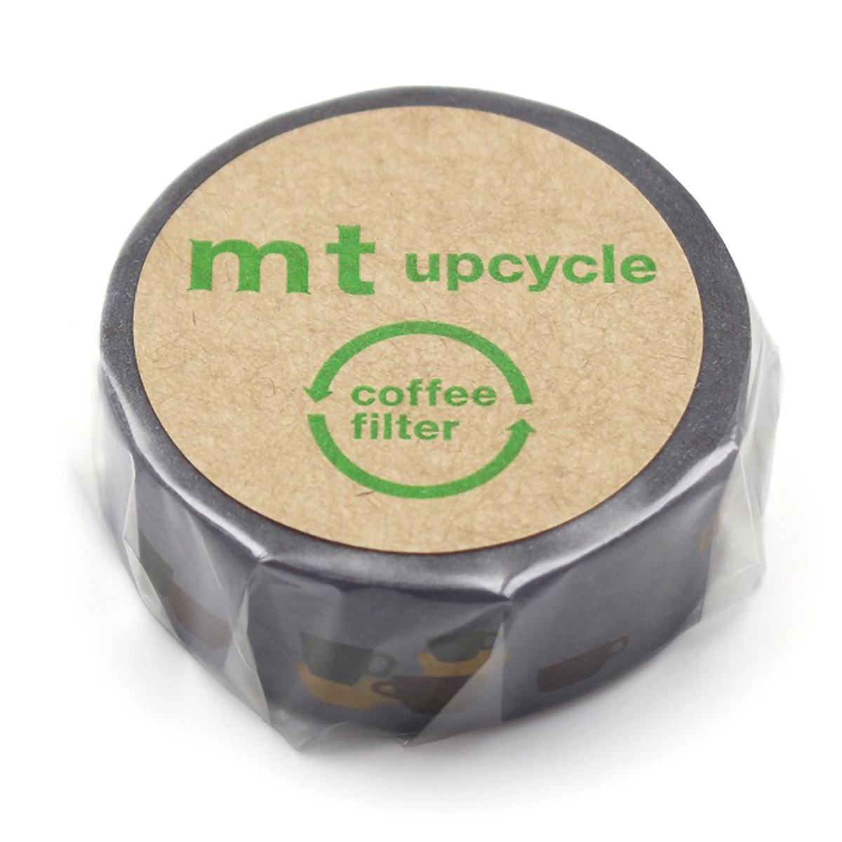 カモ井／マスキングテープ　ｍｔ　ｕｐｃｙｃｌｅ　重なるティーカップ　ＭＴ０１ＵＰ０３