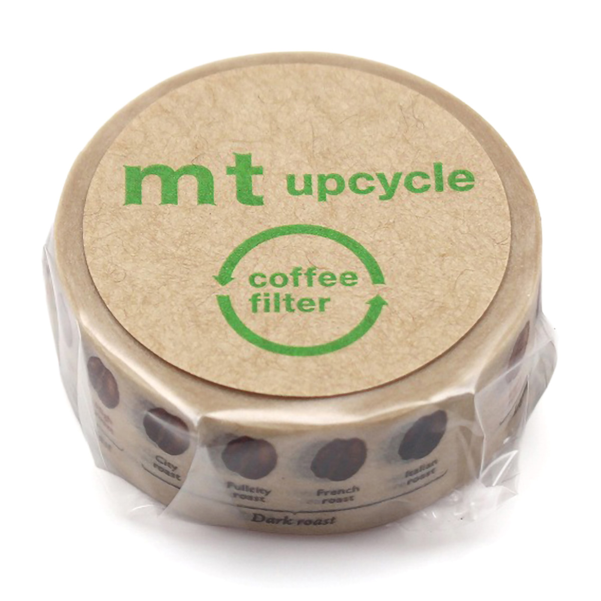 カモ井／マスキングテープ　ｍｔ　ｕｐｃｙｃｌｅ　コーヒーロースト　ＭＴ０１ＵＰ０４