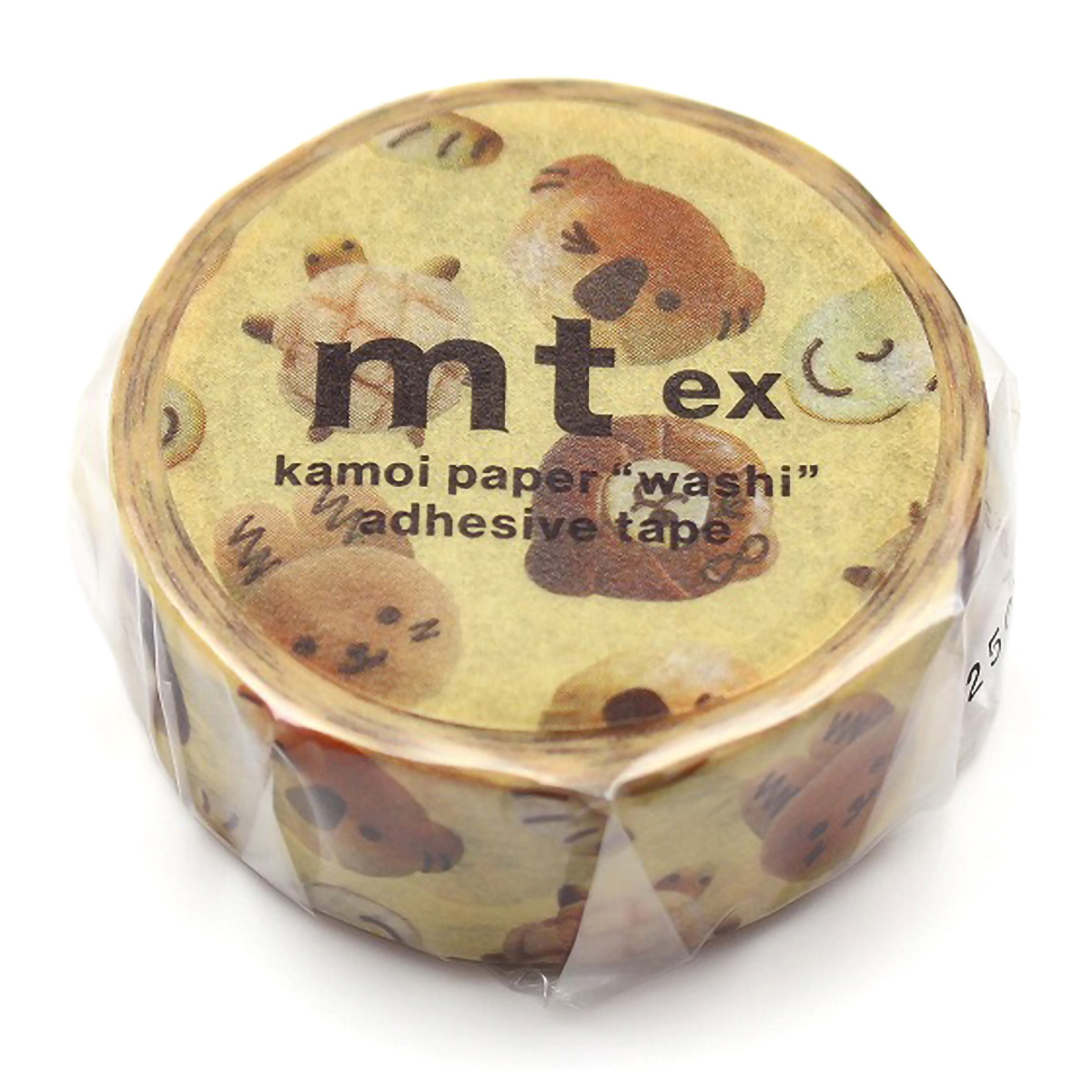 カモ井／マスキングテープ　ｍｔ　ｅｘ　どうぶつパン　ＭＴＥＸ１Ｐ２５６