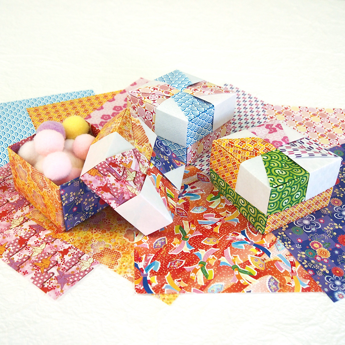 トーヨー　徳用和紙千代紙１５．０　きらめき　　１００枚（１０柄・各１０枚）