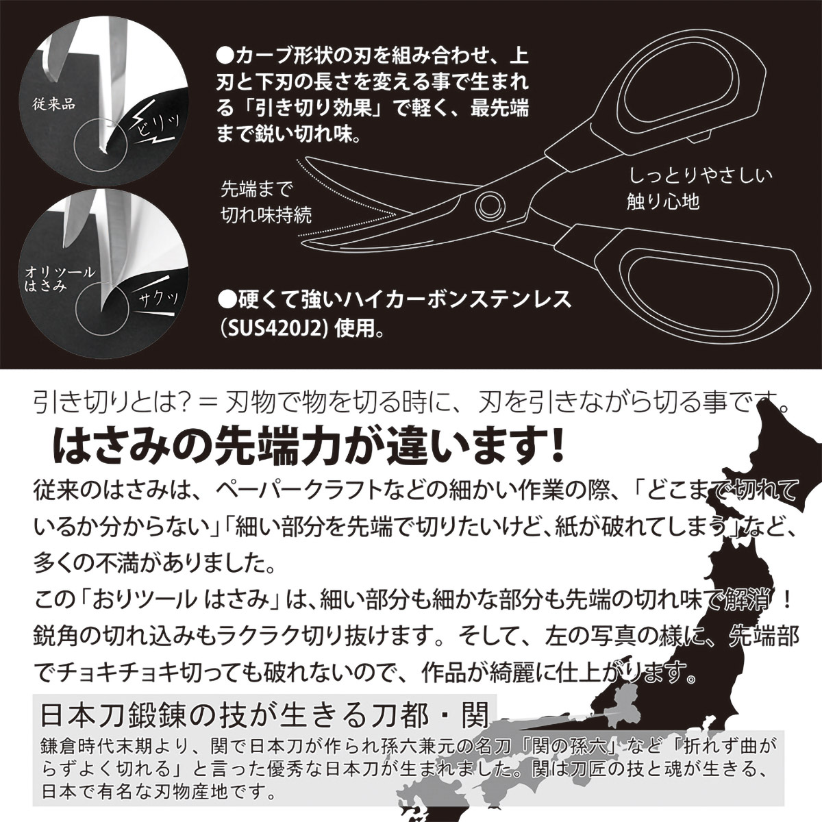 トーヨー　おりツール　はさみ　　