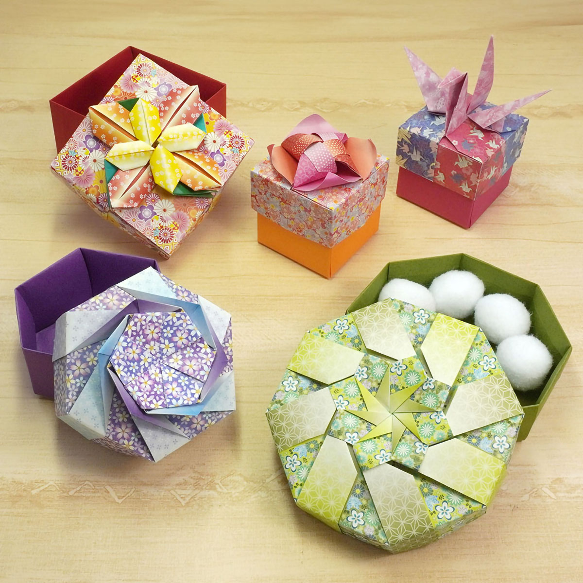 トーヨー　小物入れおりがみ／和箱　　