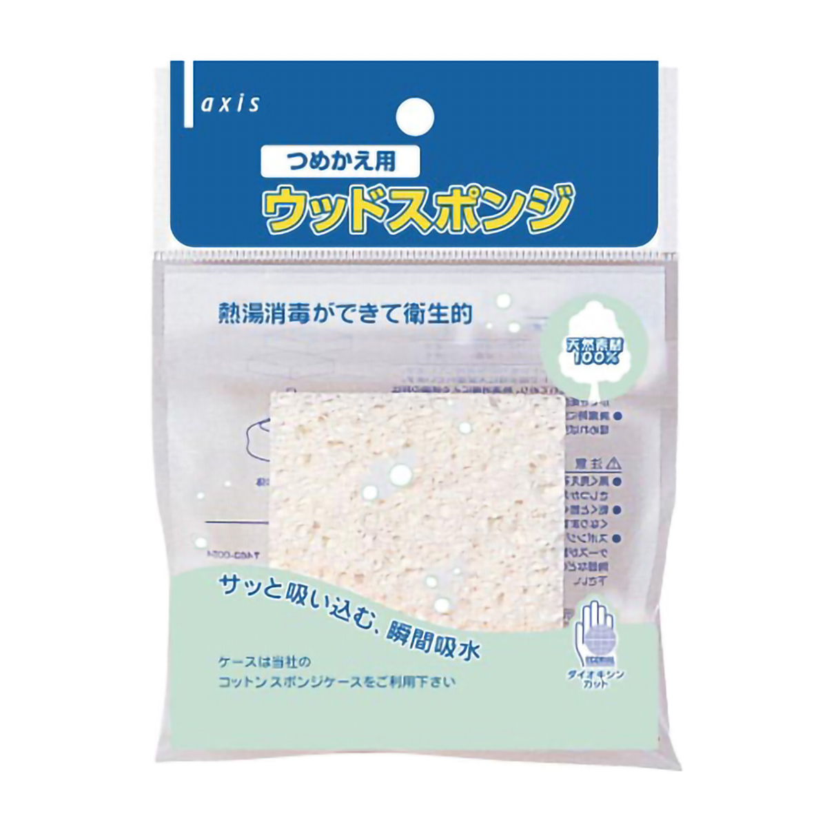 デビカ　つめかえ用　ウッドスポンジ　０２０７１８