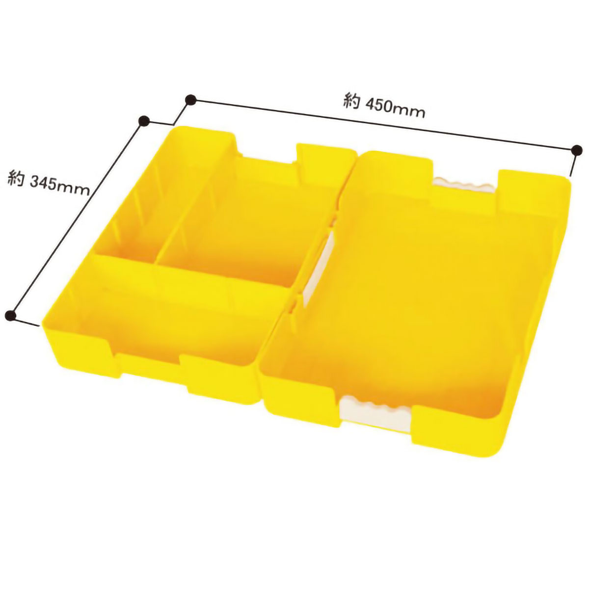 デビカ　つながるパッチン！おどうぐばこ　手さげ付き　イエロー　０４１４４２