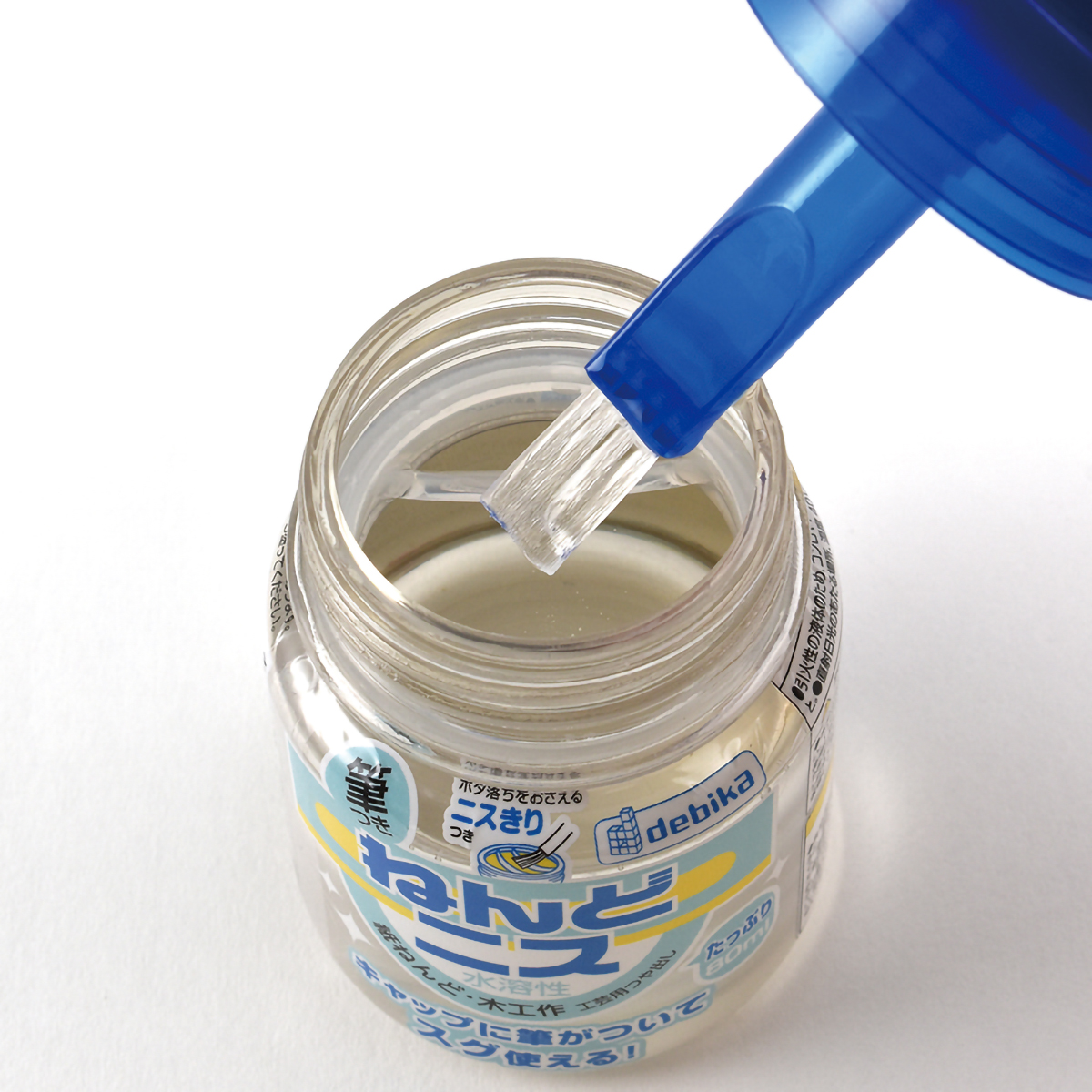 デビカ　筆つきねんどニス　０９４５０１　８０ｍＬ