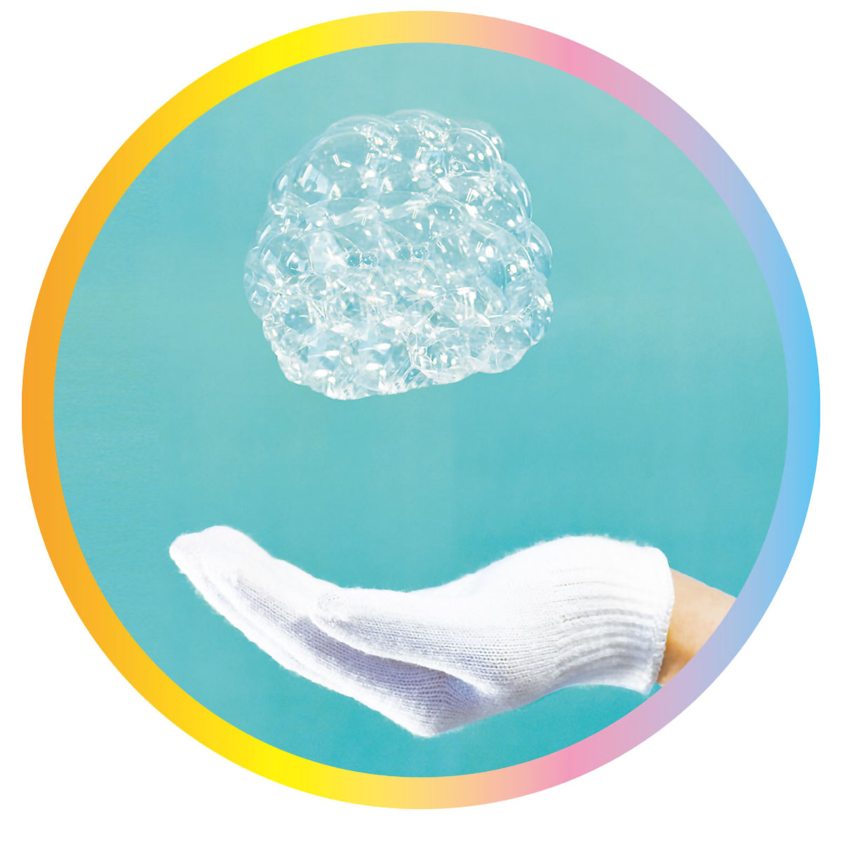 デビカ　手ではずむシャボン玉セット　ホッピンバブル　１１３４１８