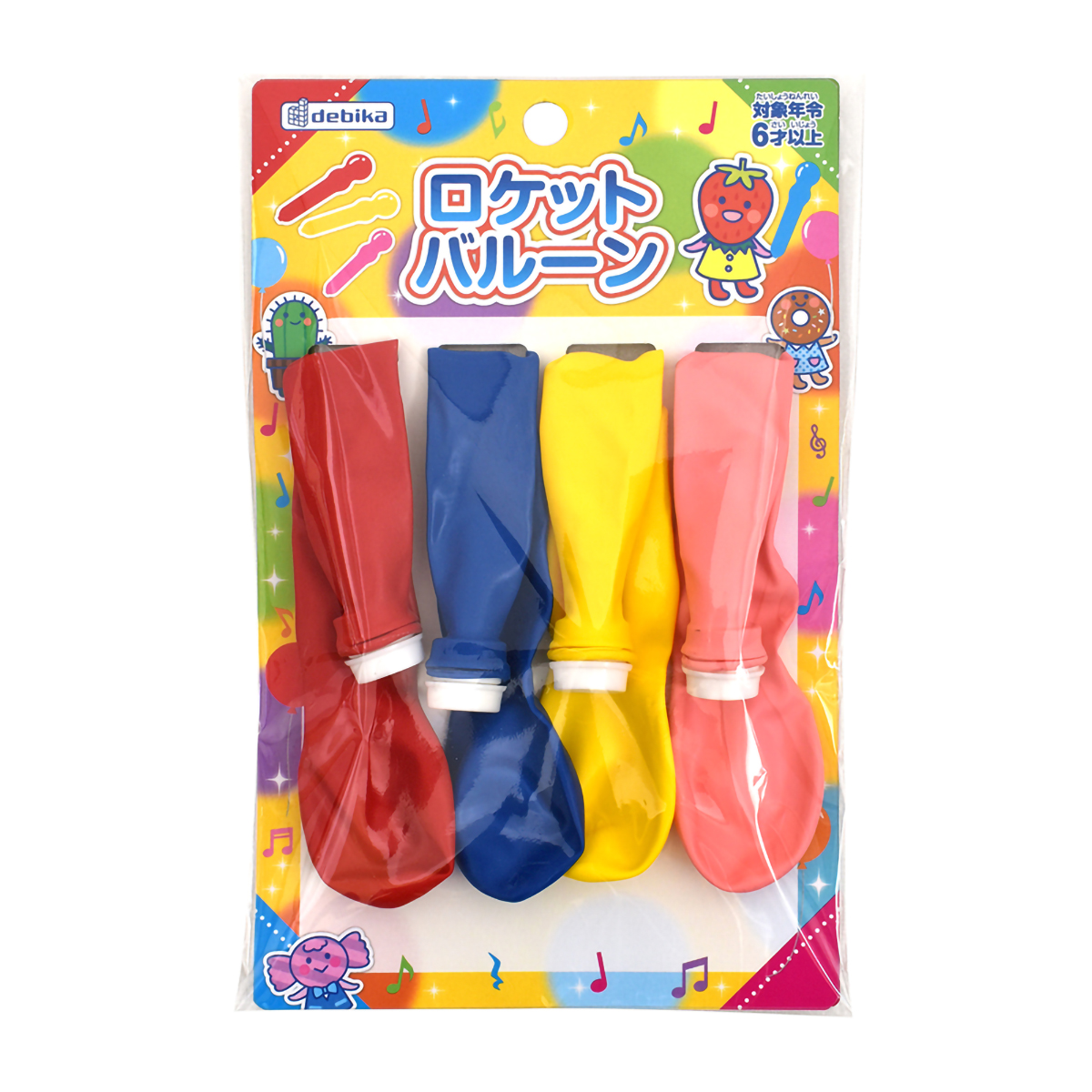 デビカ　ロケットバルーン　１１３４２３　４個入
