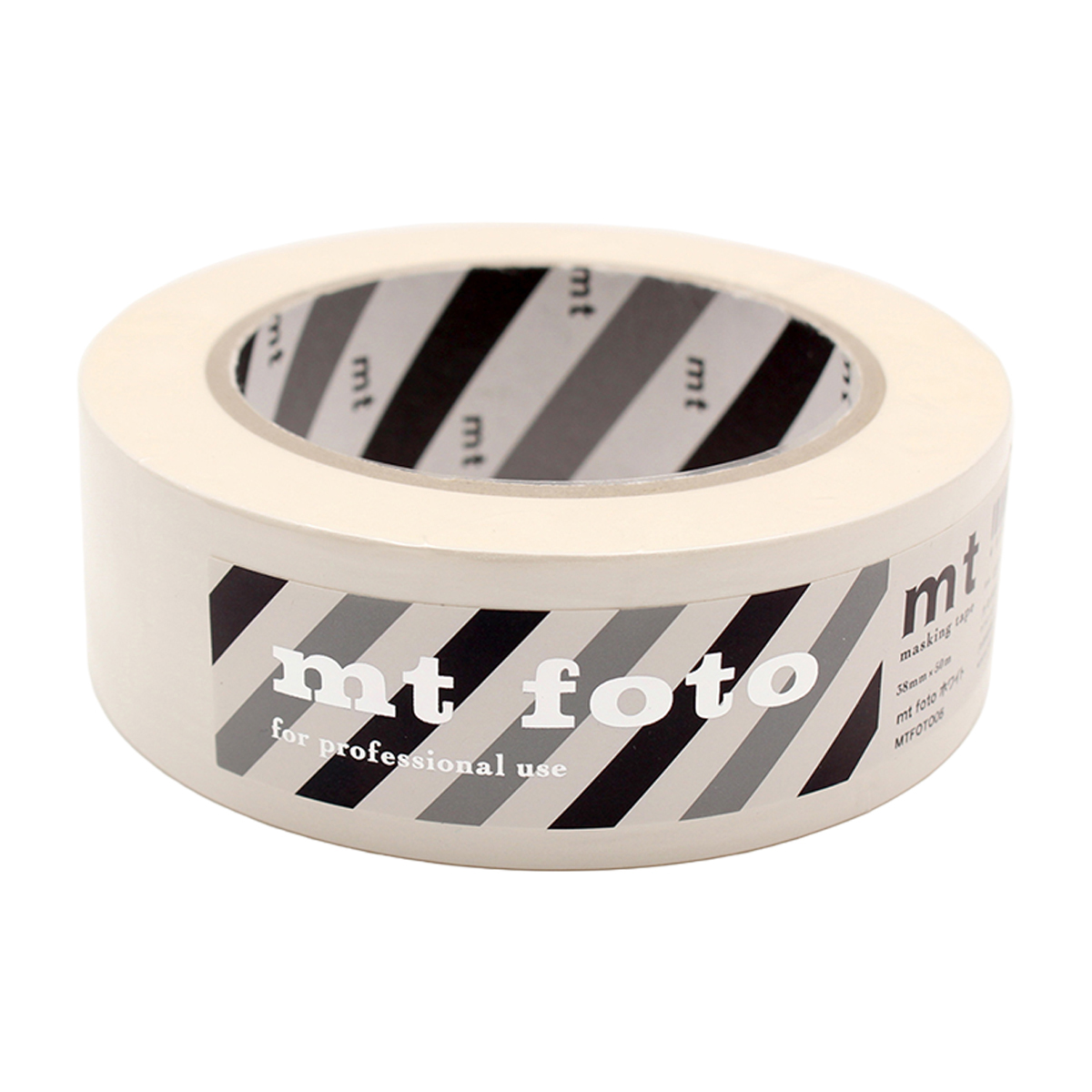 カモ井／マスキングテープ　ｍｔ　ｆｏｔｏ　ホワイト　３８ｍｍ×５０ｍ　ＭＴＦＯＴＯ０５