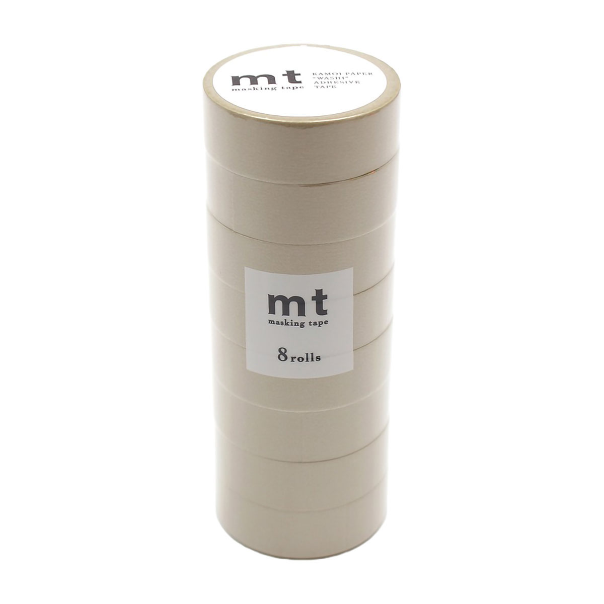 カモ井／マスキングテープ　ｍｔ　８Ｐ　ベージュ　ＭＴ０８Ｐ２００Ｒ