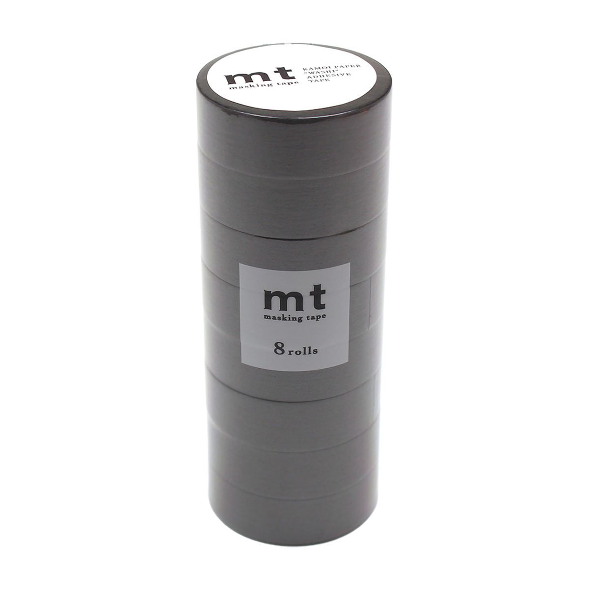 カモ井／マスキングテープ　ｍｔ　８Ｐ　マットグレー　ＭＴ０８Ｐ４０５Ｒ