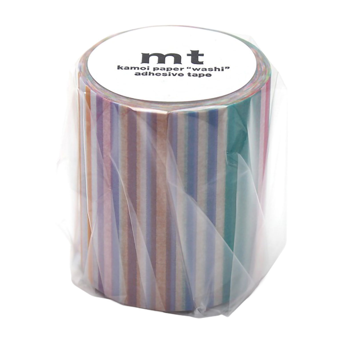 カモ井／マスキングテープ　ｍｔ　マルチボーダー・パステル　５０ｍｍ　ＭＴ５Ｗ５１２１