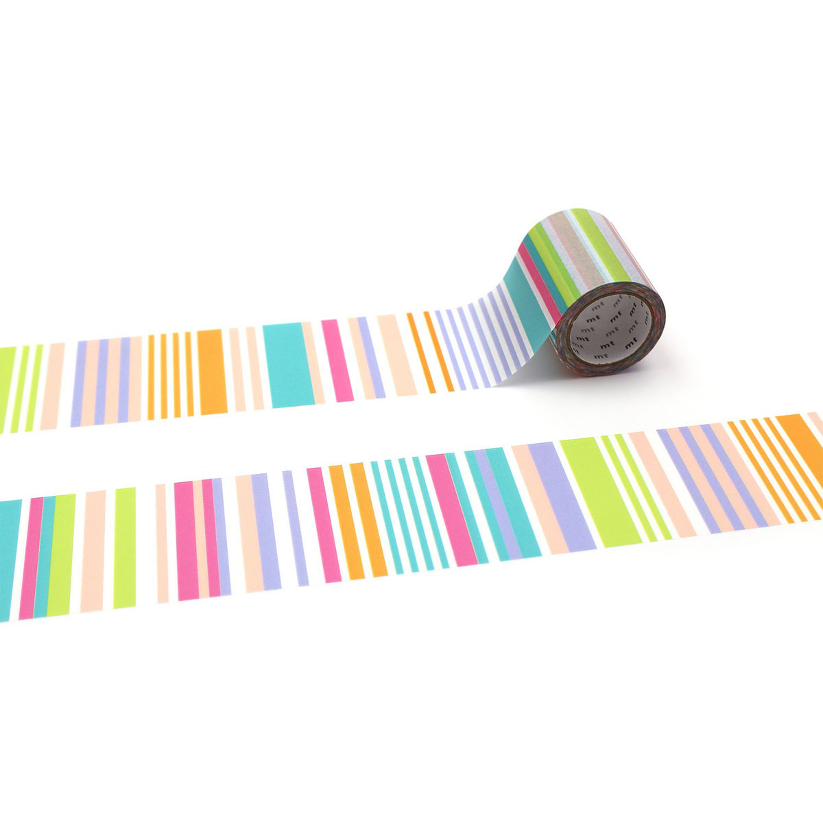 カモ井／マスキングテープ　ｍｔ　マルチボーダー・パステル　５０ｍｍ　ＭＴ５Ｗ５１２１
