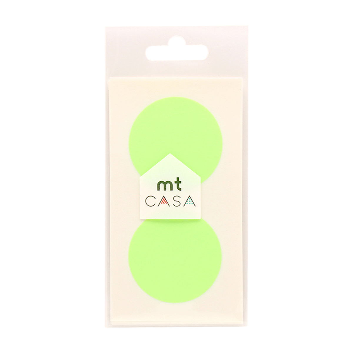 カモ井／マスキングテープ　ｍｔ　ｃａｓａ　ｓｅａｌ　　ショッキンググリーン　ＭＴＣＤＳ００１