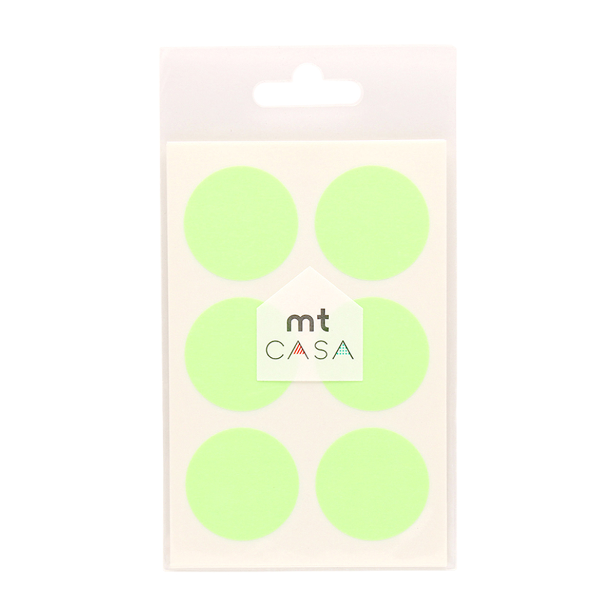 カモ井／マスキングテープ　ｍｔ　ｃａｓａ　ｓｅａｌ　Ｓ　ショッキンググリーン　ＭＴＣＤＳＳ０４