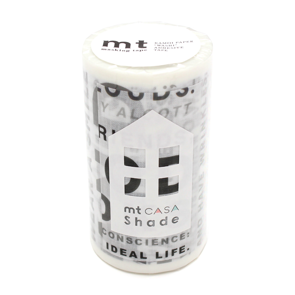 カモ井／マスキングテープ　ｍｔ　ｃａｓａ　ｓｈａｄｅ　ｔｅｘｔ　ＭＴＣＳ９００４
