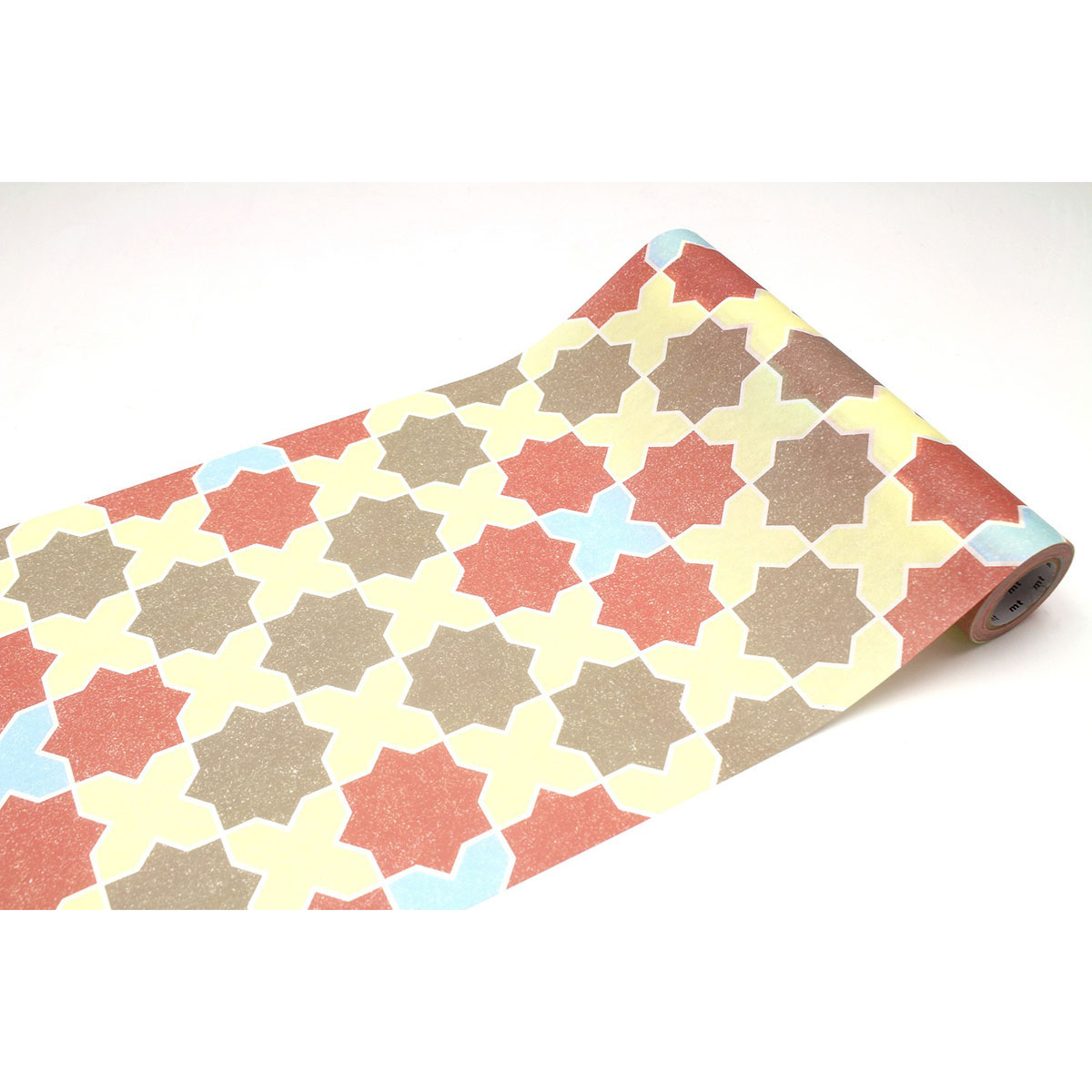 カモ井／マスキングテープ　ｍｔ　ｃａｓａ　ｆｌｅｅｃｅ　タイル・星　ＭＴＣＡＦ２３３３