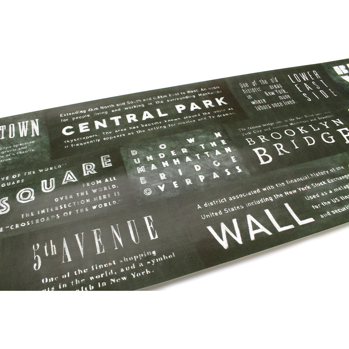 カモ井／マスキングテープ　ｍｔ　リメイクシート　ブラックボードニューヨーク　ＭＴＣＡＲ００５８