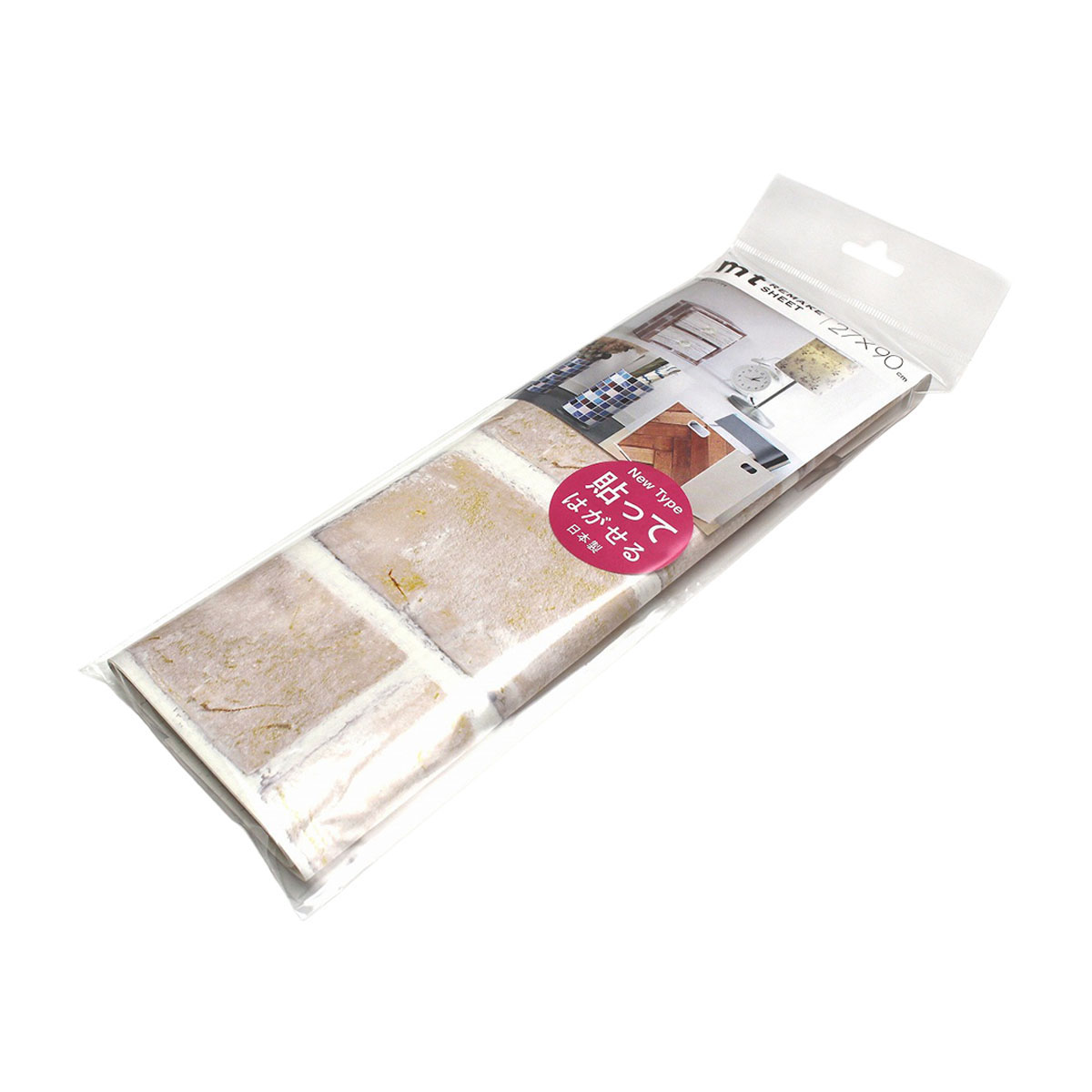 カモ井／マスキングテープ　ｍｔ　リメイクシート　レンガ・白　ＭＴＣＡＲ００７５