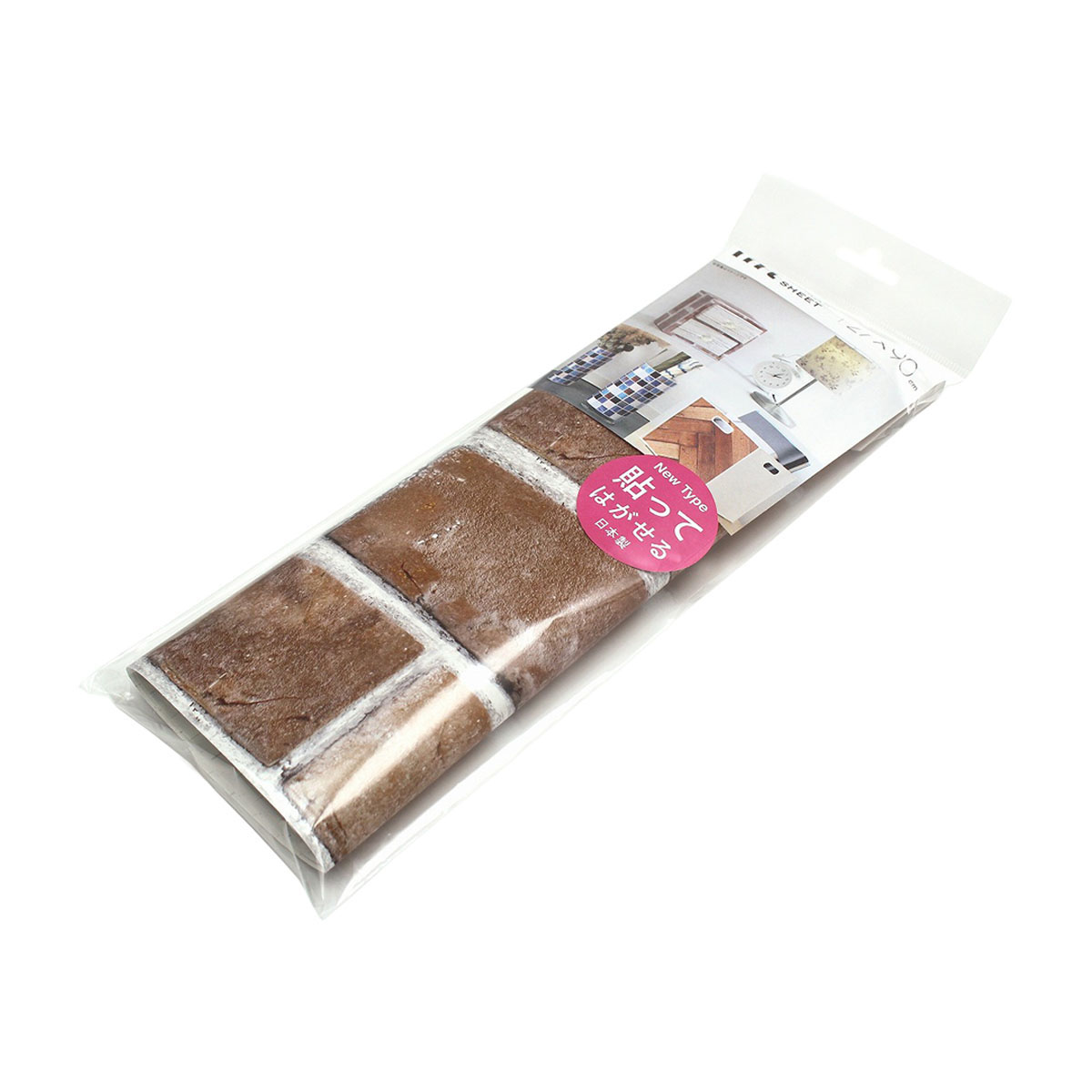 カモ井／マスキングテープ　ｍｔ　リメイクシート　レンガ・茶　ＭＴＣＡＲ００７６