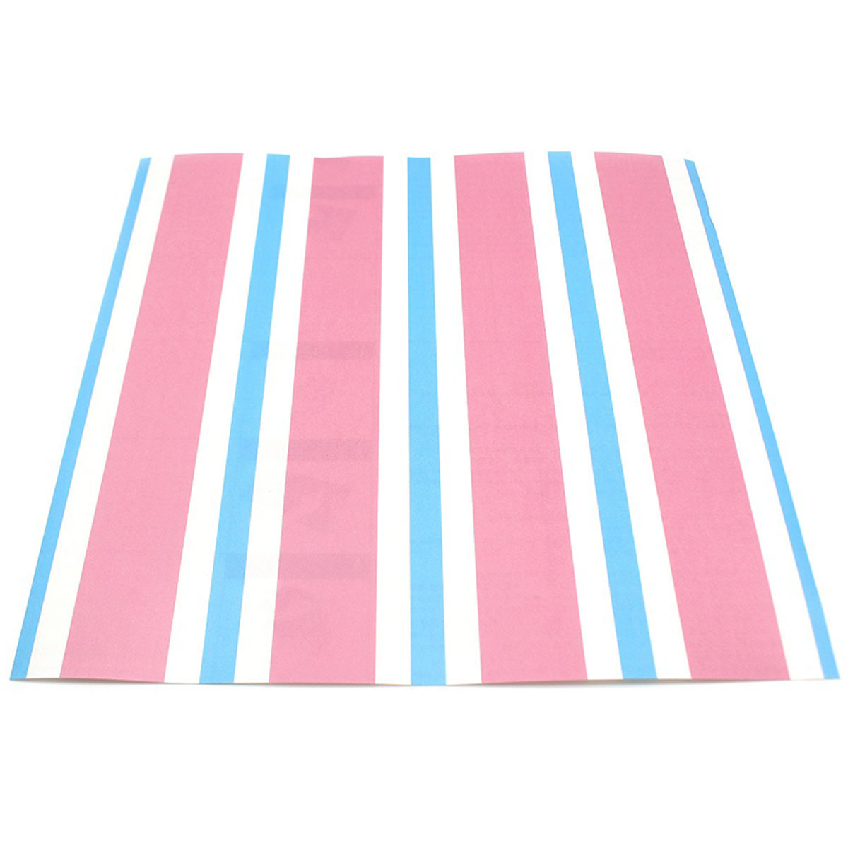 カモ井／マスキングテープ　ｍｔリメイクシートスクエア　ボーダー・ライトブルー×ピンク　ＭＴＣＡＲＳ００６