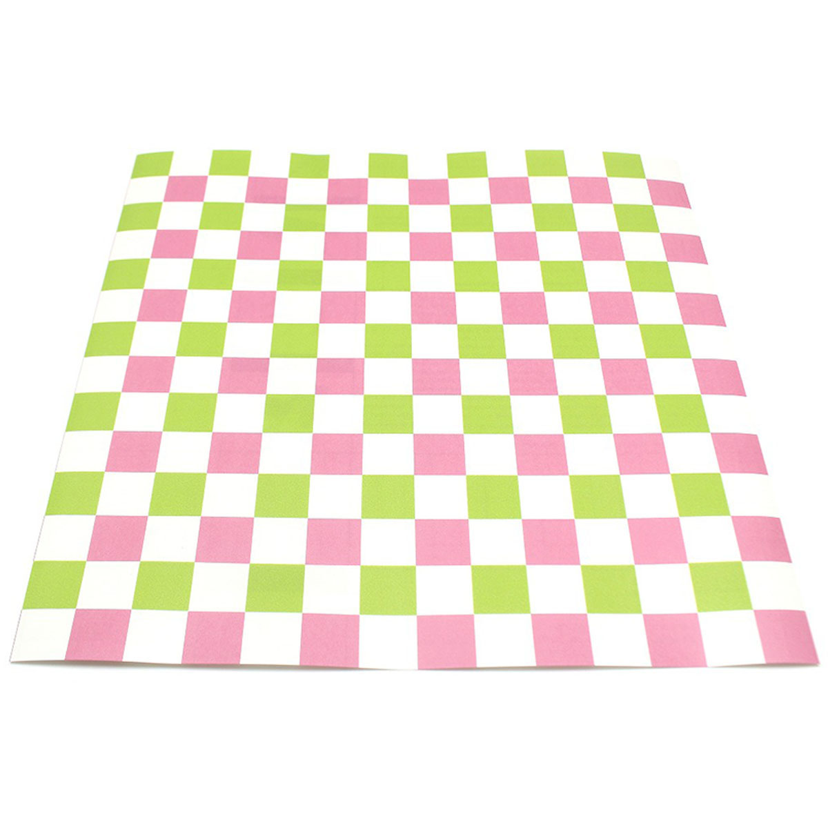 カモ井／マスキングテープ　ｍｔリメイクシートスクエア　チェッカー・ピンク×イエローグリーン　ＭＴＣＡＲＳ０１５