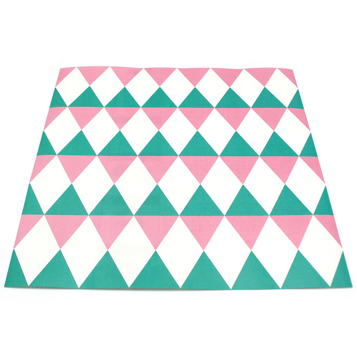 カモ井／マスキングテープ　ｍｔリメイクシートスクエア　ダイヤ・グリーン×ピンク　ＭＴＣＡＲＳ０２３