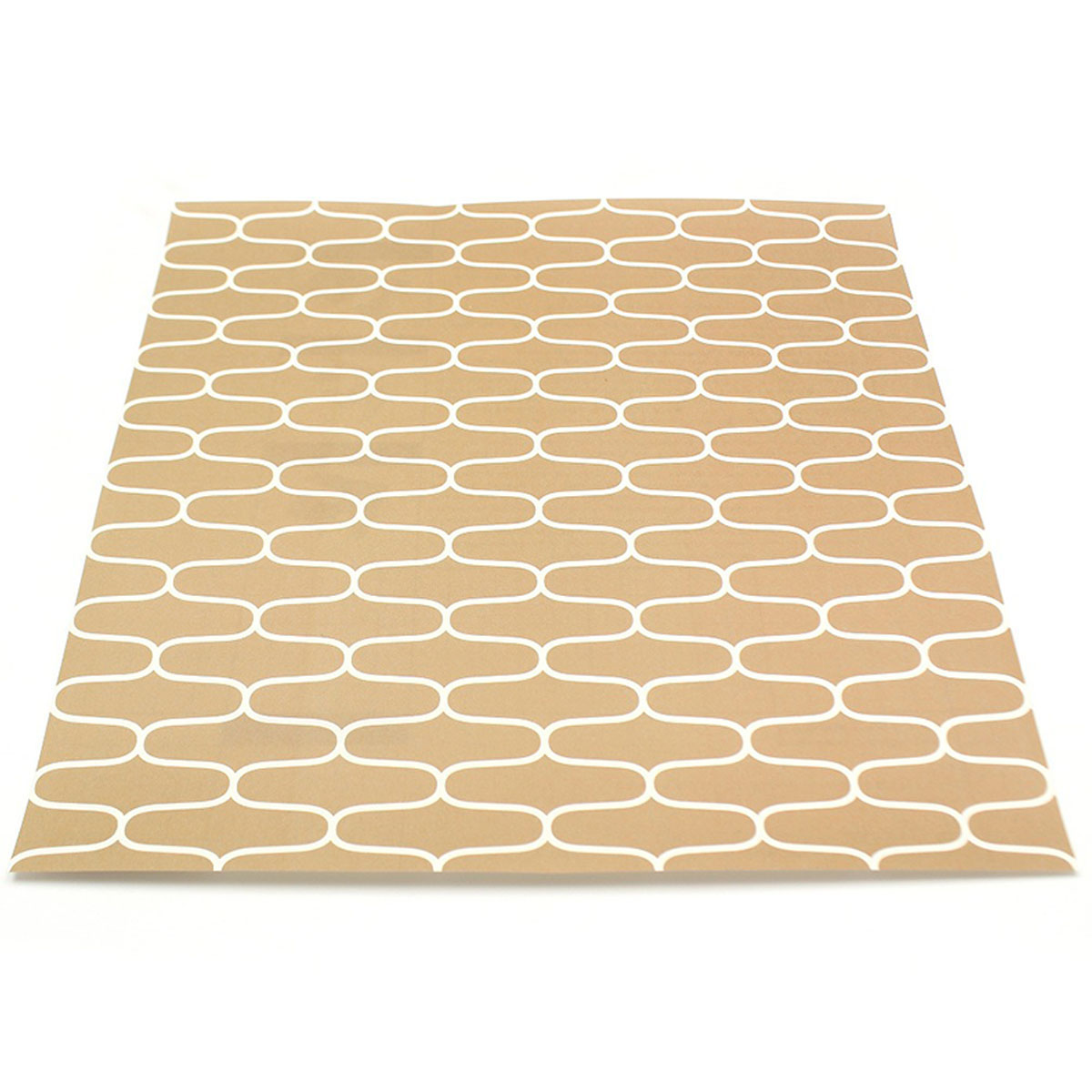 カモ井／マスキングテープ　ｍｔリメイクシートスクエア　網代・榛色　ＭＴＣＡＲＳ０３４