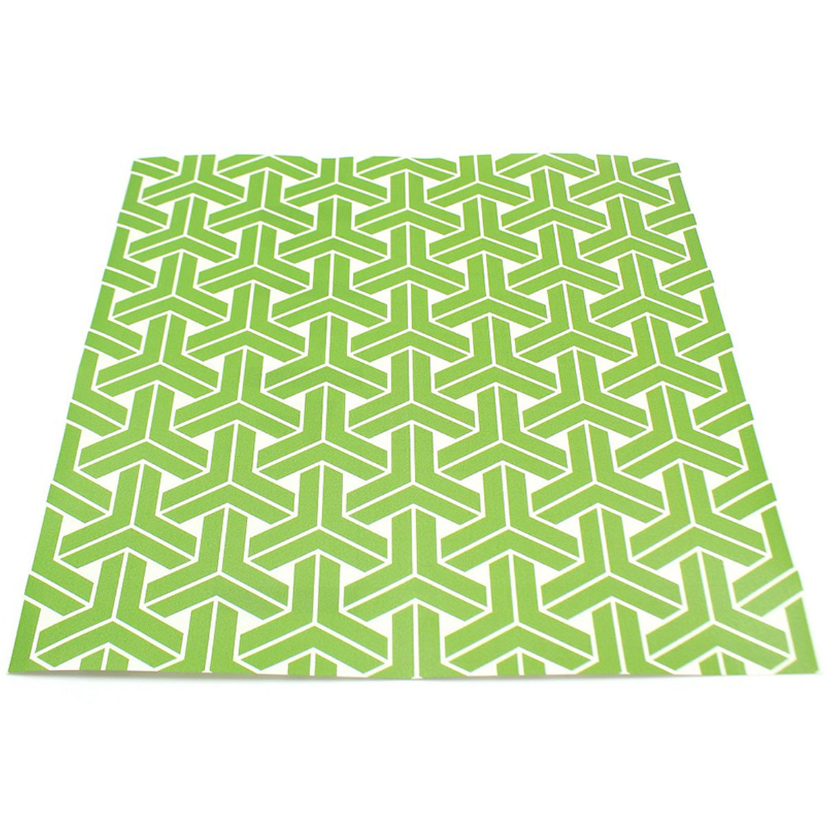 カモ井／マスキングテープ　ｍｔリメイクシートスクエア　組亀甲・薄萌黄　ＭＴＣＡＲＳ０３５