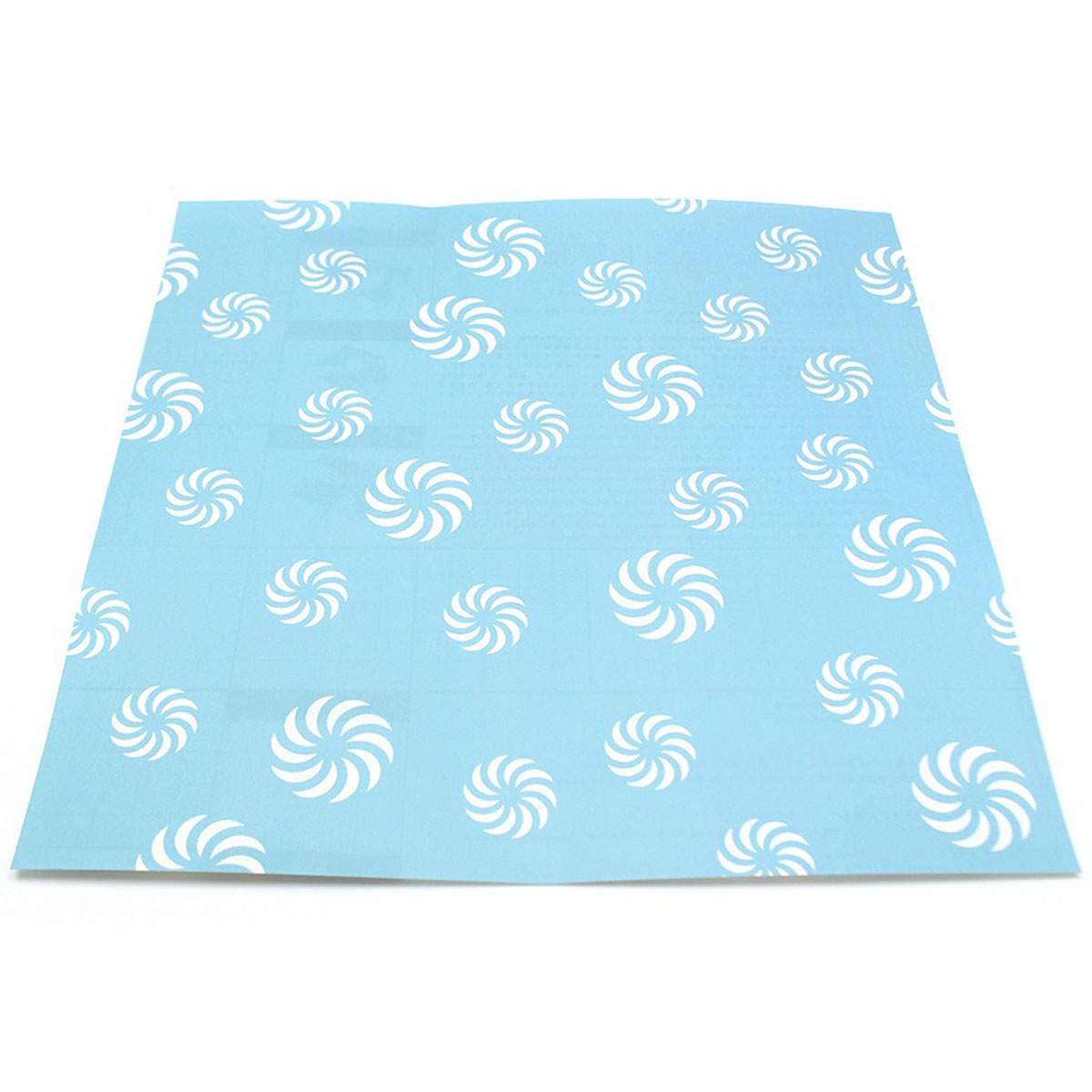 カモ井／マスキングテープ　ｍｔリメイクシートスクエア　毛卍紋・白群　ＭＴＣＡＲＳ０４４