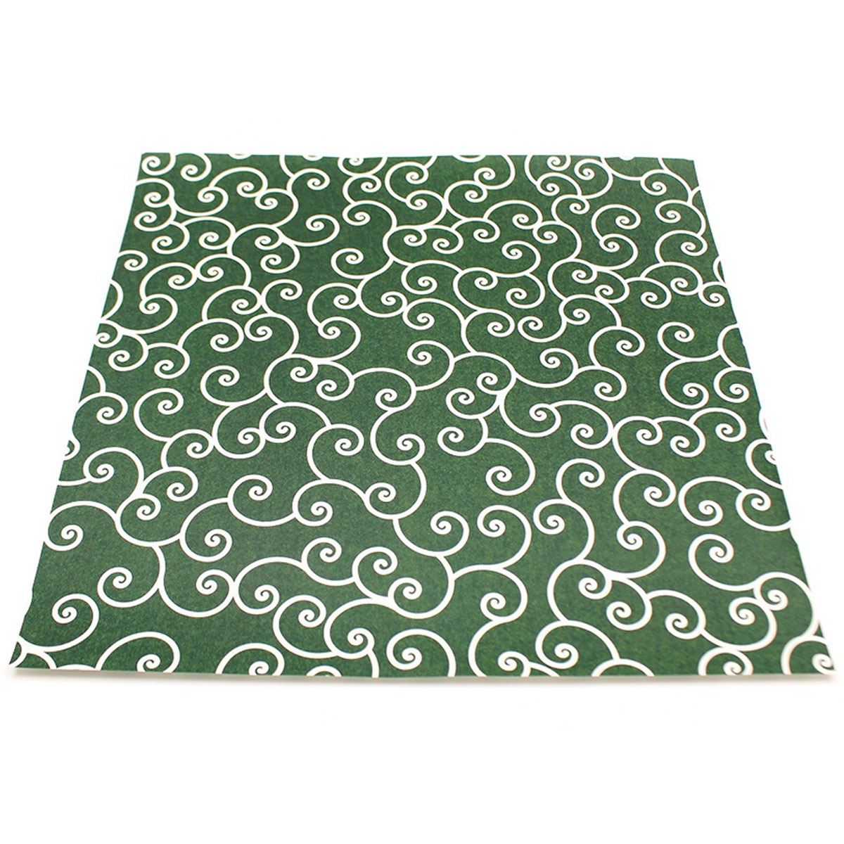 カモ井／マスキングテープ　ｍｔリメイクシートスクエア　唐草文様・深緑　ＭＴＣＡＲＳ０４９