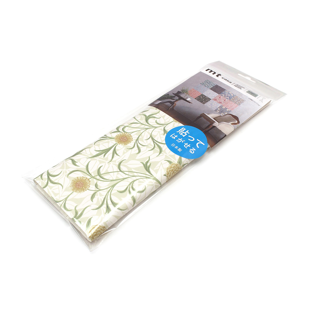 カモ井／マスキングテープ　ｍｔリメイクシートスクエア　Ｍｏｒｒｉｓ＆Ｃｏ．　Ｓｃｒｏｌｌ　ａｎｄ　Ｆｌｏｗｅｒ　ＭＴＣＡＲＳＷ２２