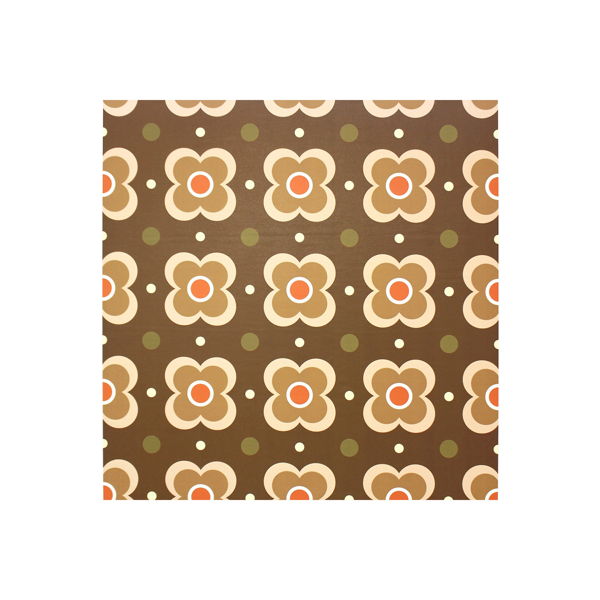 カモ井／マスキングテープ　ｍｔ　ｃａｓａ　ｆｌｅｅｃｅ　レトロフラワー　ＭＴＣＡＦ４６０５