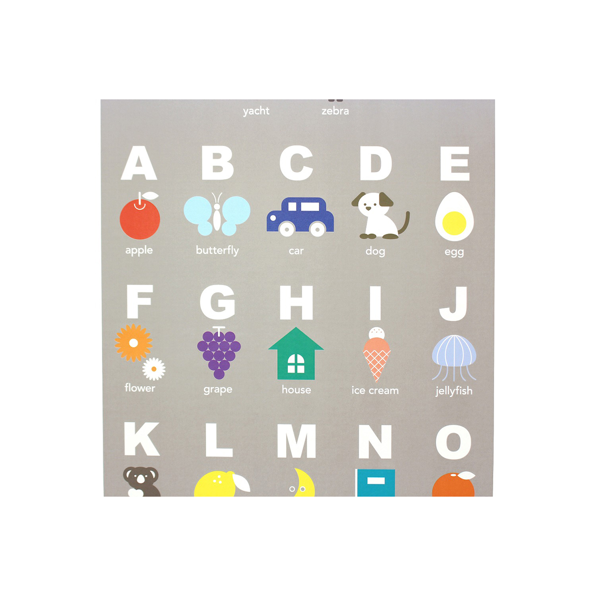 カモ井／マスキングテープ　ｍｔ　ｃａｓａ　ｆｌｅｅｃｅ　知育ポスター　ＭＴＣＡＦ４６０６