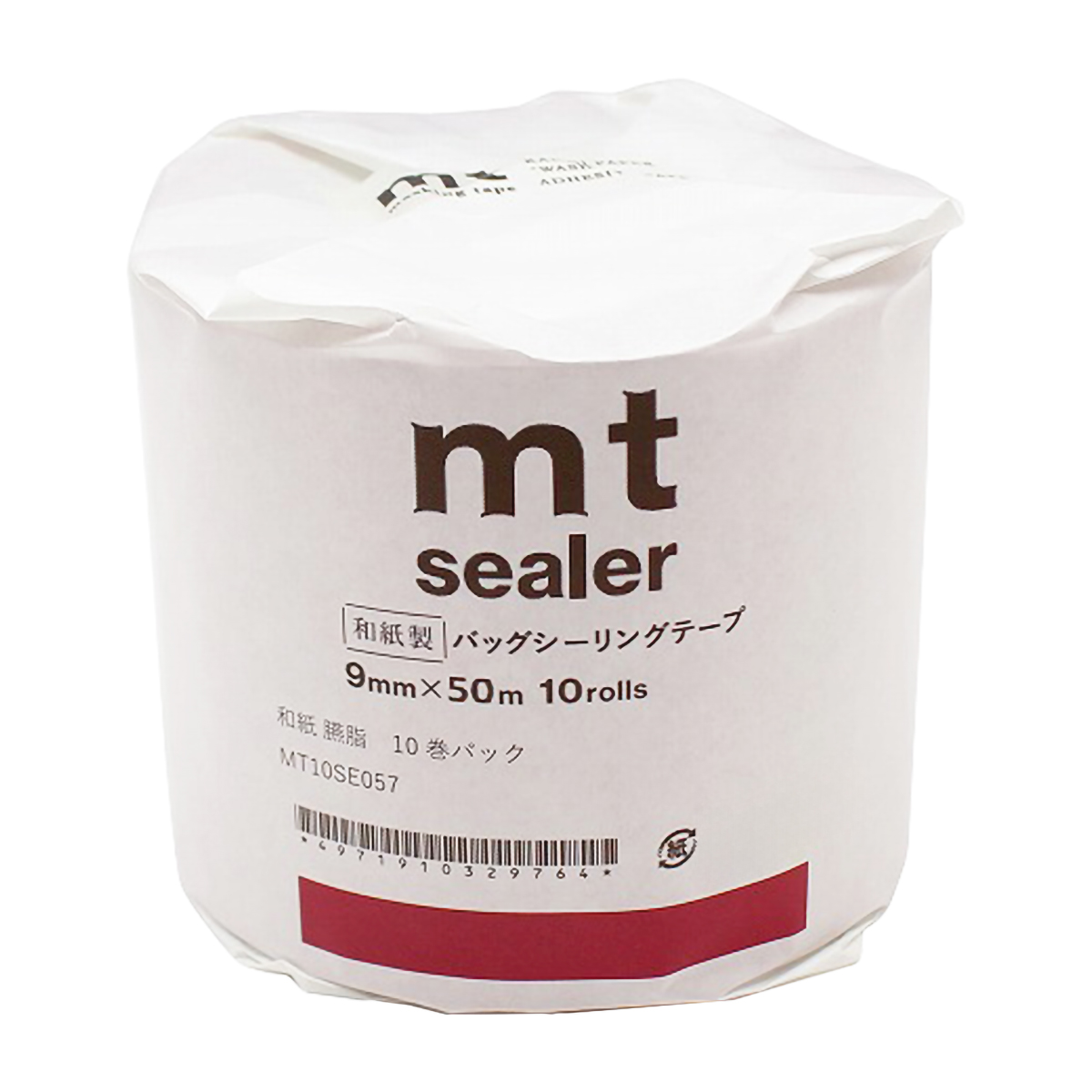 カモ井／マスキングテープ　ｍｔ　ｓｅａｌｅｒ　和紙　臙脂　１０巻パック　ＭＴ１０ＳＥ０５７