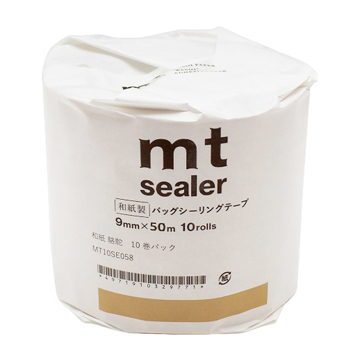 カモ井／マスキングテープ　ｍｔ　ｓｅａｌｅｒ　和紙　駱駝　１０巻パック　ＭＴ１０ＳＥ０５８