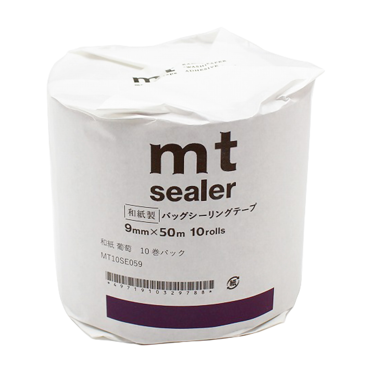 カモ井／マスキングテープ　ｍｔ　ｓｅａｌｅｒ　和紙　葡萄　１０巻パック　ＭＴ１０ＳＥ０５９