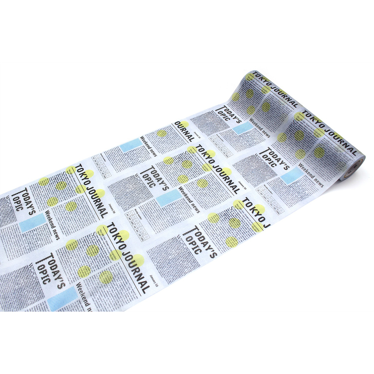 カモ井／マスキングテープ　掛け紙２２０　英字新聞　ＭＴＫＡＫＥ１１